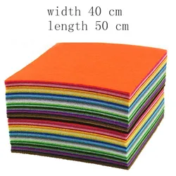 1 Piece 40*50 Cm Felt Fabric DIY Crafts for Kids Manual Animals Toys Flowers Garland Sewing Storage Home Decor Christmas Felt