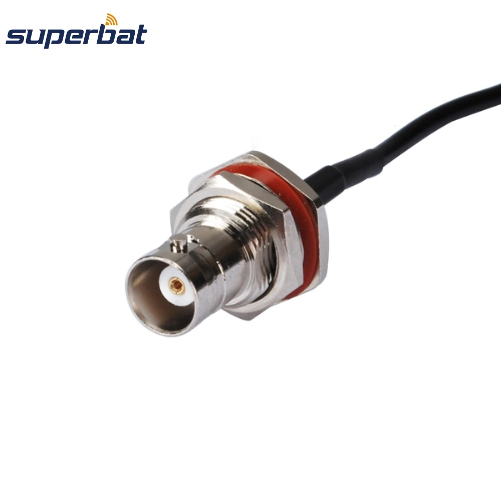 Cable de puente de ángulo recto Superbat BNC hembra a MS-147 macho RG174 15cm para módem 3G