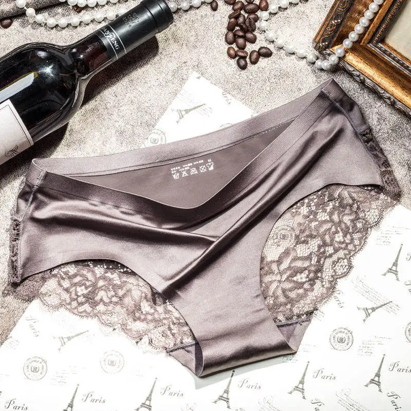 TEXIWAS 4pcs/lot Lace Panties Women Seamless Ladies Underwear Lace Briefs Sexy… - Image 2