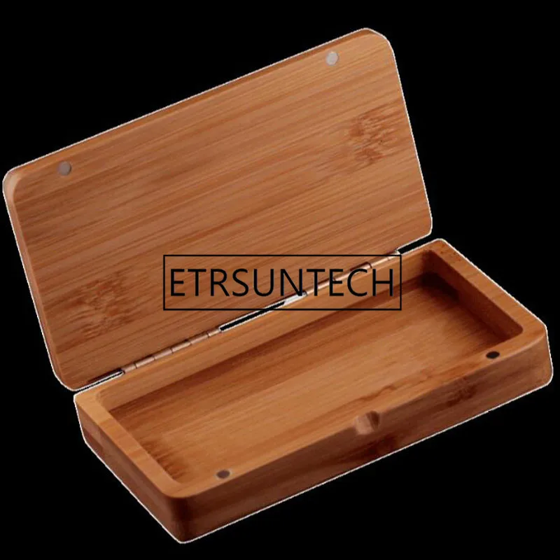 30pcs Handmade Fine Smoke 20 Magnets Flip Over Thin Bamboo Wood Box Gifts Cigarette Cases Smoking Accessories