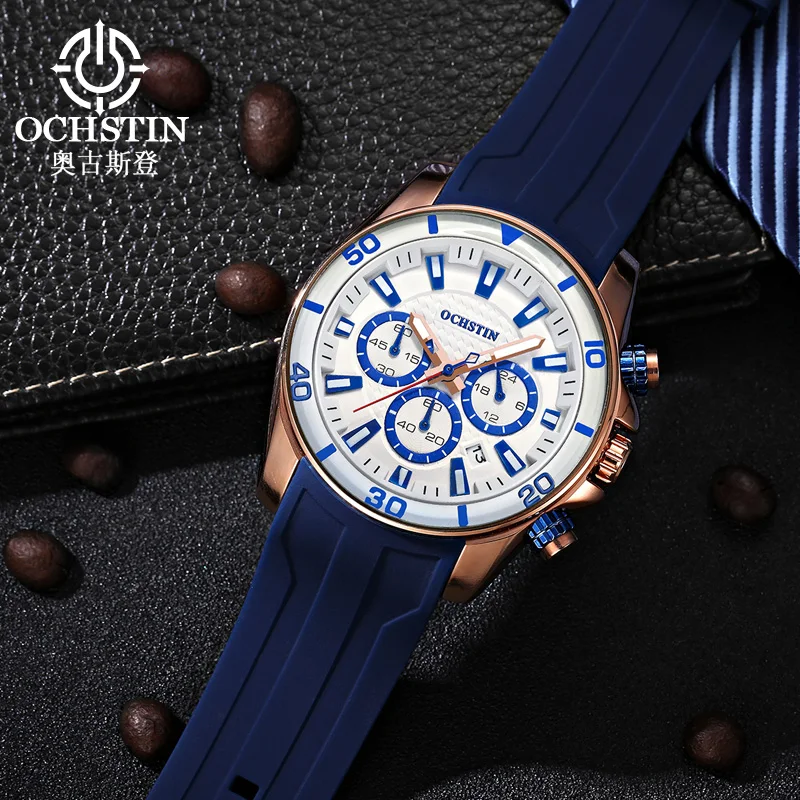 OCHSTIN-Montres-bracelets de sport modernes pour hommes, marque de luxe, militaire, armée pour homme, horloge chronographe, quartz