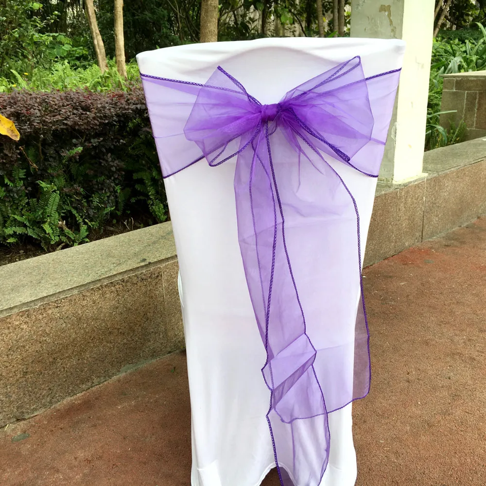 LAMPPE Silla Arcos, 50pcs Silla De Satén Fajas De Nudo DIY Boda Interior Silla Al Aire Libre Lazo Cinta Lazos De Mariposa Fiesta Evento Hotel Banquete Feria Decoración
