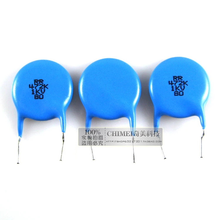 Ceramic capacitors 1KV 472Z capacitors commonly used in high-stability oscillation circuit