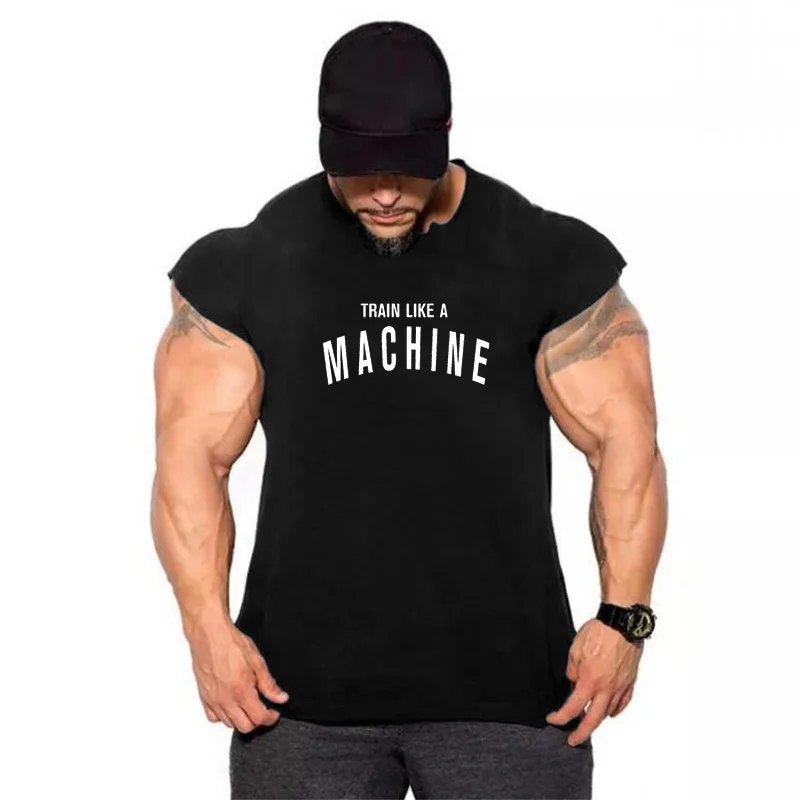 New  Brand mens sleeveless shirts Summer men Tank Tops Gym Clothing Bodybuilding Undershirt Casual Fitness tanktops tees