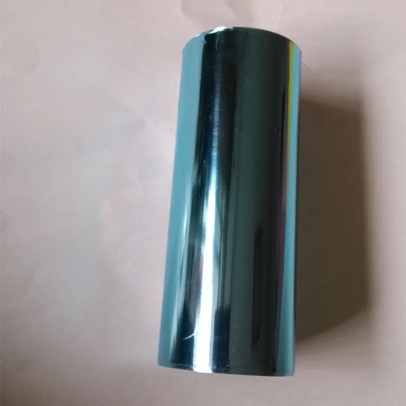 

(4rolls/lot) hot stamping foil hot press on paper or plastic peacock blue color 16cm x 120m heat stamping film