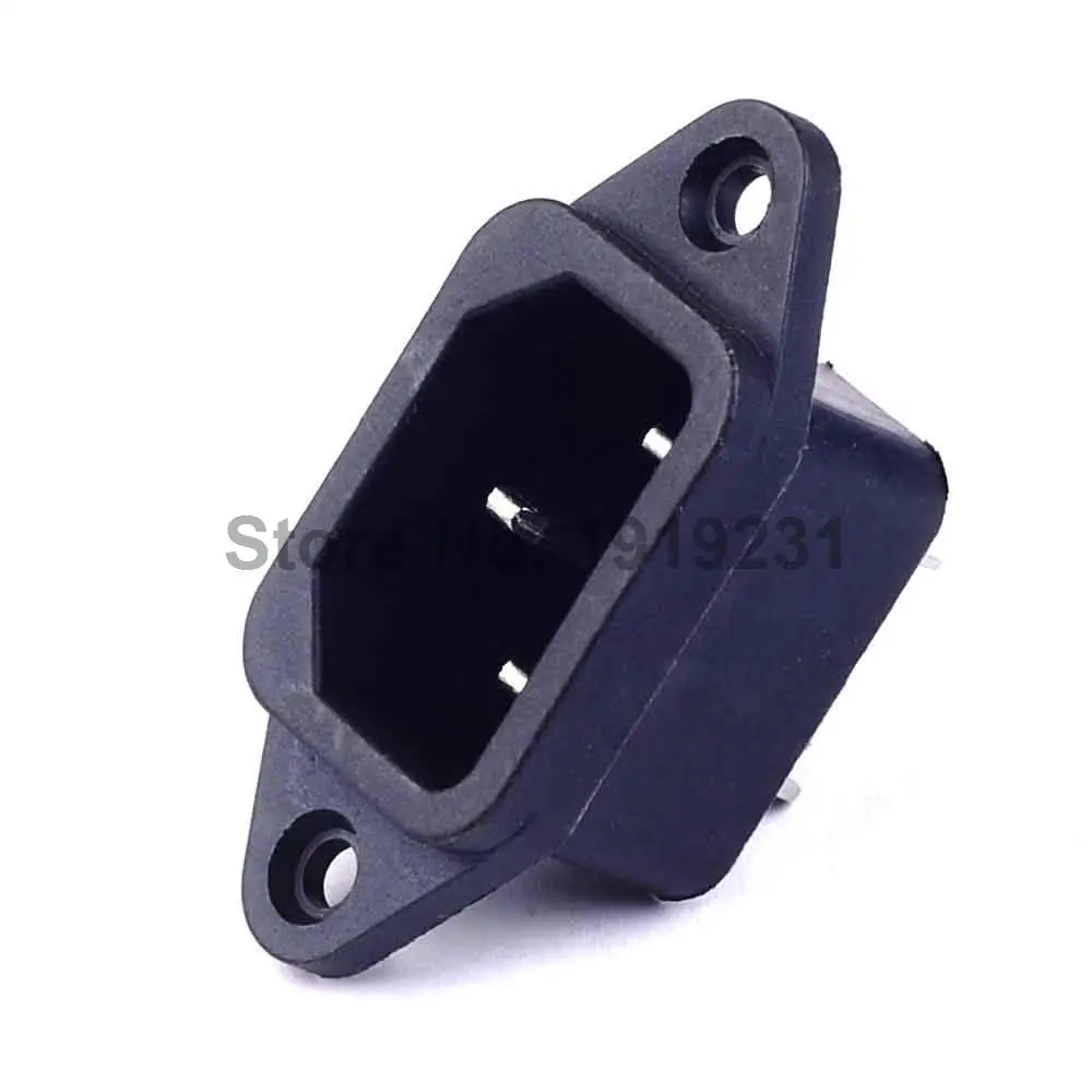 1 Pcs AC Power Socket 2Pin Socket 10A 250V