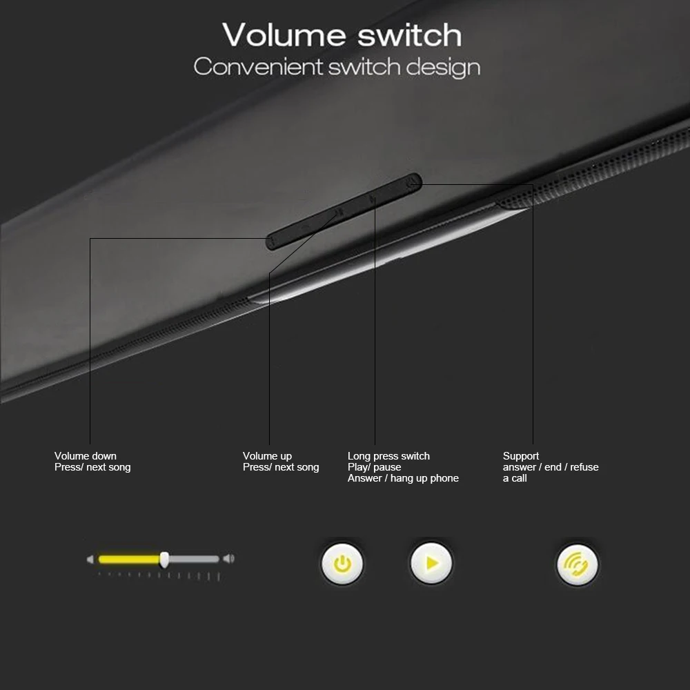 ELE ELEOPTION 20W colonna Wireless altoparlante compatibile Bluetooth TV Soundbar suono Stereo Home Theater Sound Bar TF USB per TV PC