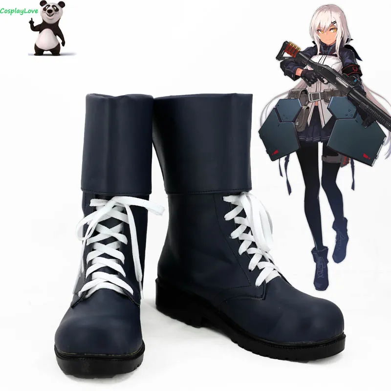 

Girls Frontline M590 Black Cosplay Shoes Boots Custom Made For Hallowee Christmas CosplayLove