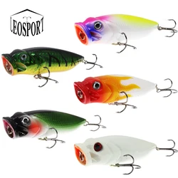 1pcs Topwater Popper Fishing Lures 3D Eyes Crankbait Wobbler Fishing Tackle 5 Colors Available Hard Baits Wholesale