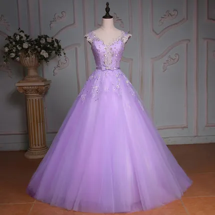 

100%real light purple beading sequined medieval dress Renaissance ball gown Sissi princess Victoria/Antoinette/ Belle Ball