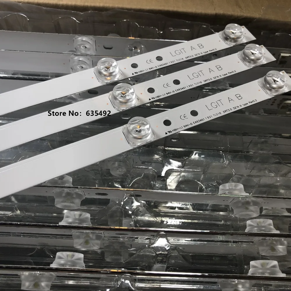 

15PCS LED Strip For 32LB5400 32LB5600 32LB5610 32LB5800 32LB5820 DRT 3.0 32" 6916L-1703A 6916L-1704A 6916L-1974A 6916L-1975A