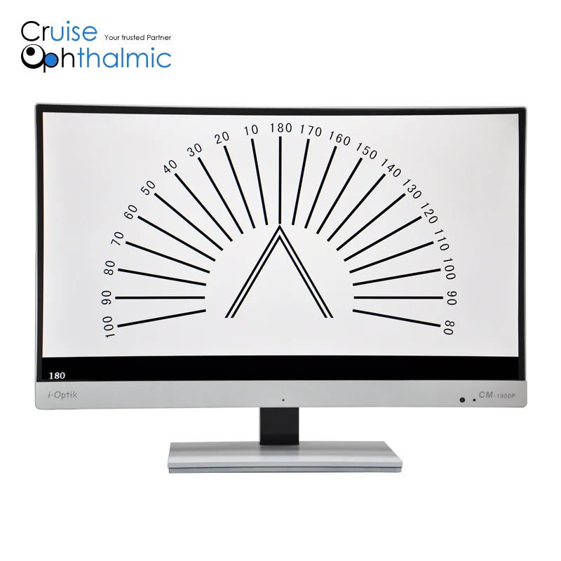 

23 inch LCD eye chart possible to be synchronized with auto phoropter | good quality LCD Vision Monitor Charts CM1900P