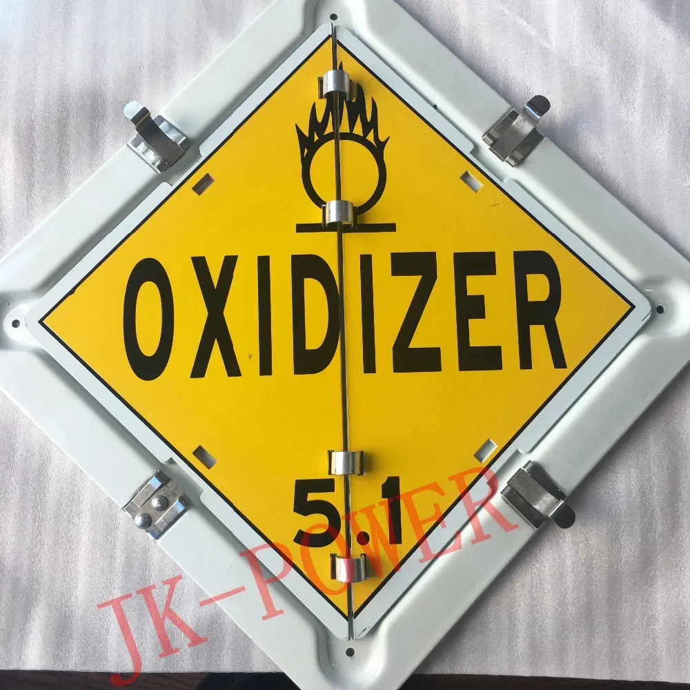 Universal 6 kinds Truck Explosives Flammable Poison Oxidizer Corrosive Dangerous Warning Sign