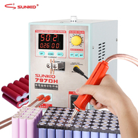 SUNKKO 797DH Spot Welder 3.8KW High Power Battery Spot Welding Machine For 18650 Battery Packs Weld Precision Pulse Spot Welders