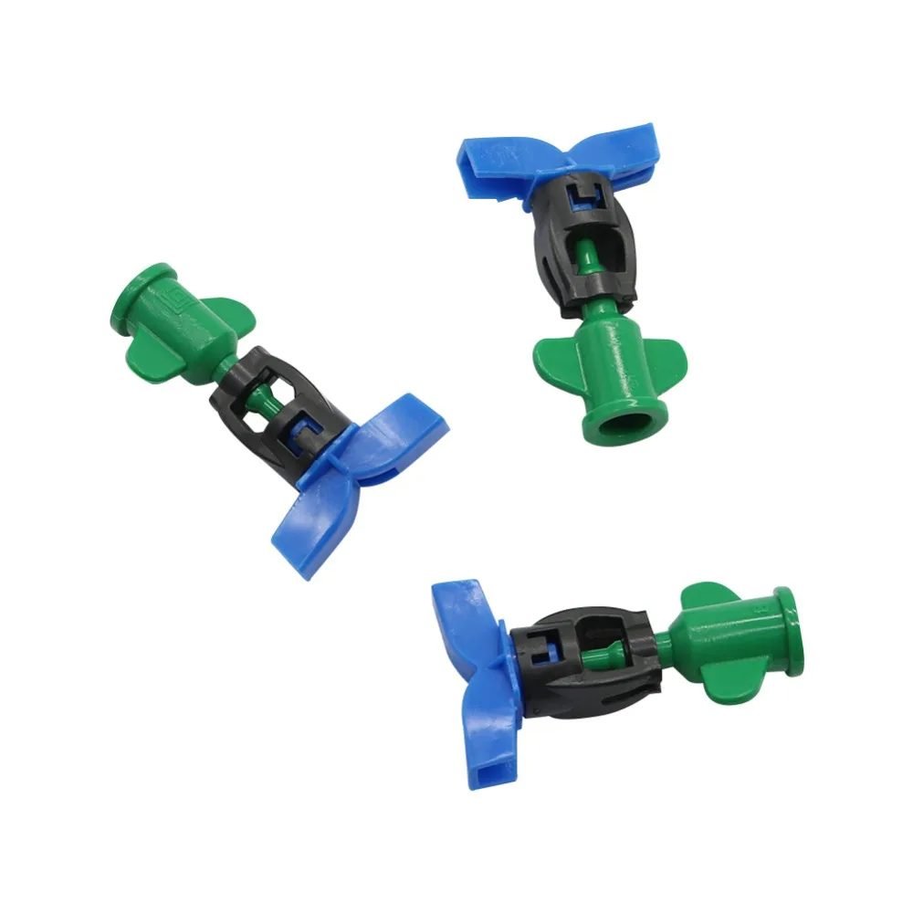 5 Pcs 360 Degrees Unobstructed 7.5mm Rotating Atomization Micro Nozzle Water Sprayer Watering Sprinkler Garden Irrigation Tool