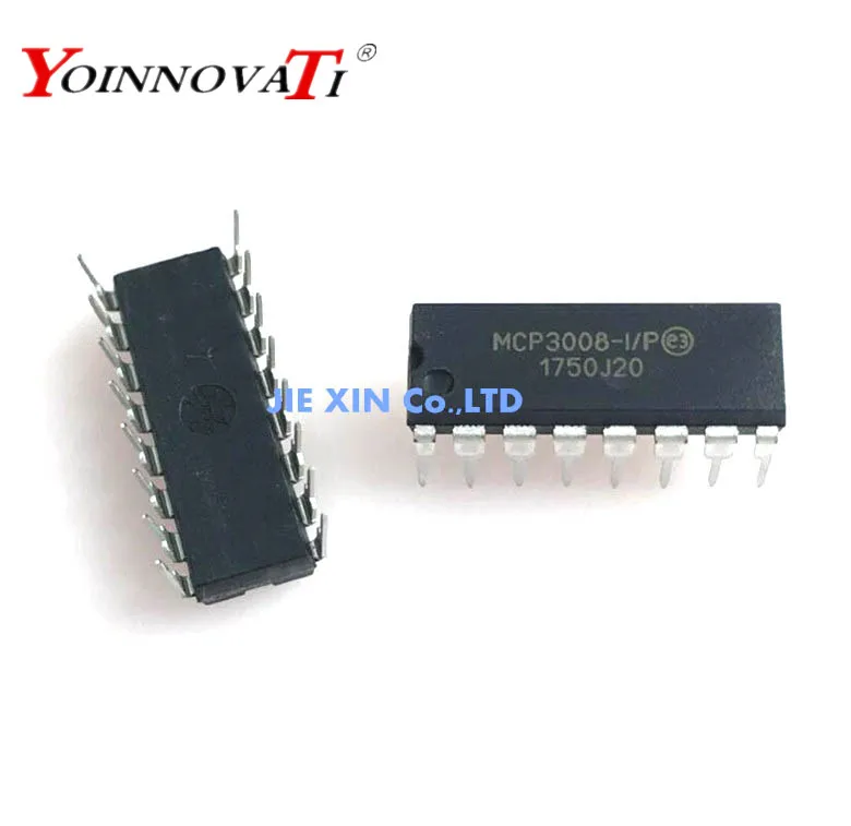 g MCP3008-I/P MCP3008 2pc/lot DIP IC