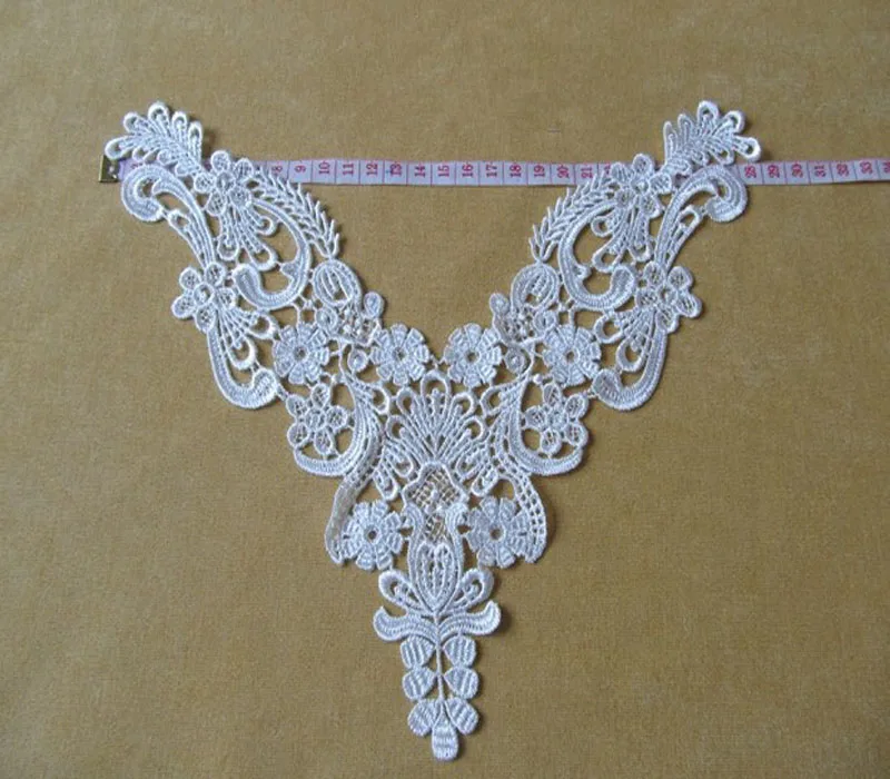 Applique in tessuto di pizzo, bellissimo fiore, Venise, forniture per cucire, 1 pz