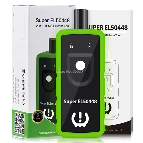 Imagen 2 del producto OBDResource-sistema de sensor de presión de neumáticos TPMS Universal para coche, herramienta de reinicio para Ford, BMW, Chevrolet, Opel, Toyota, GMC, EL50448