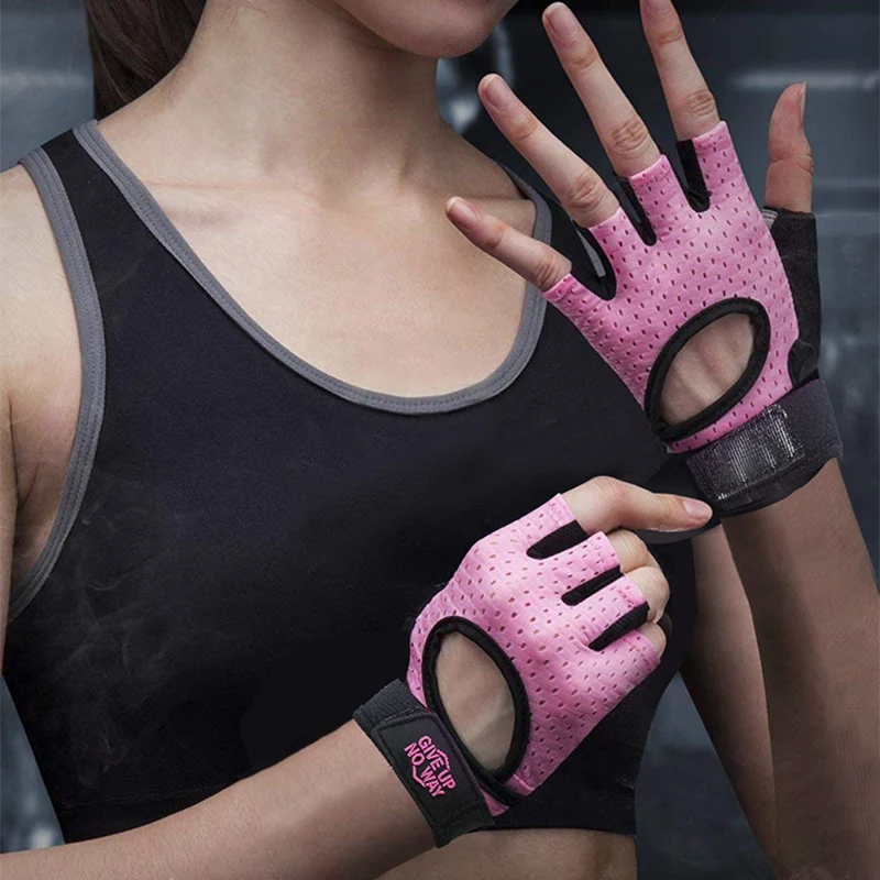 

Woman Yoga Traning Fitness Gloves Half Finger Breath Gloves Spinning Biking Cycling Tactical Summer Thin GYM Sports Gloves