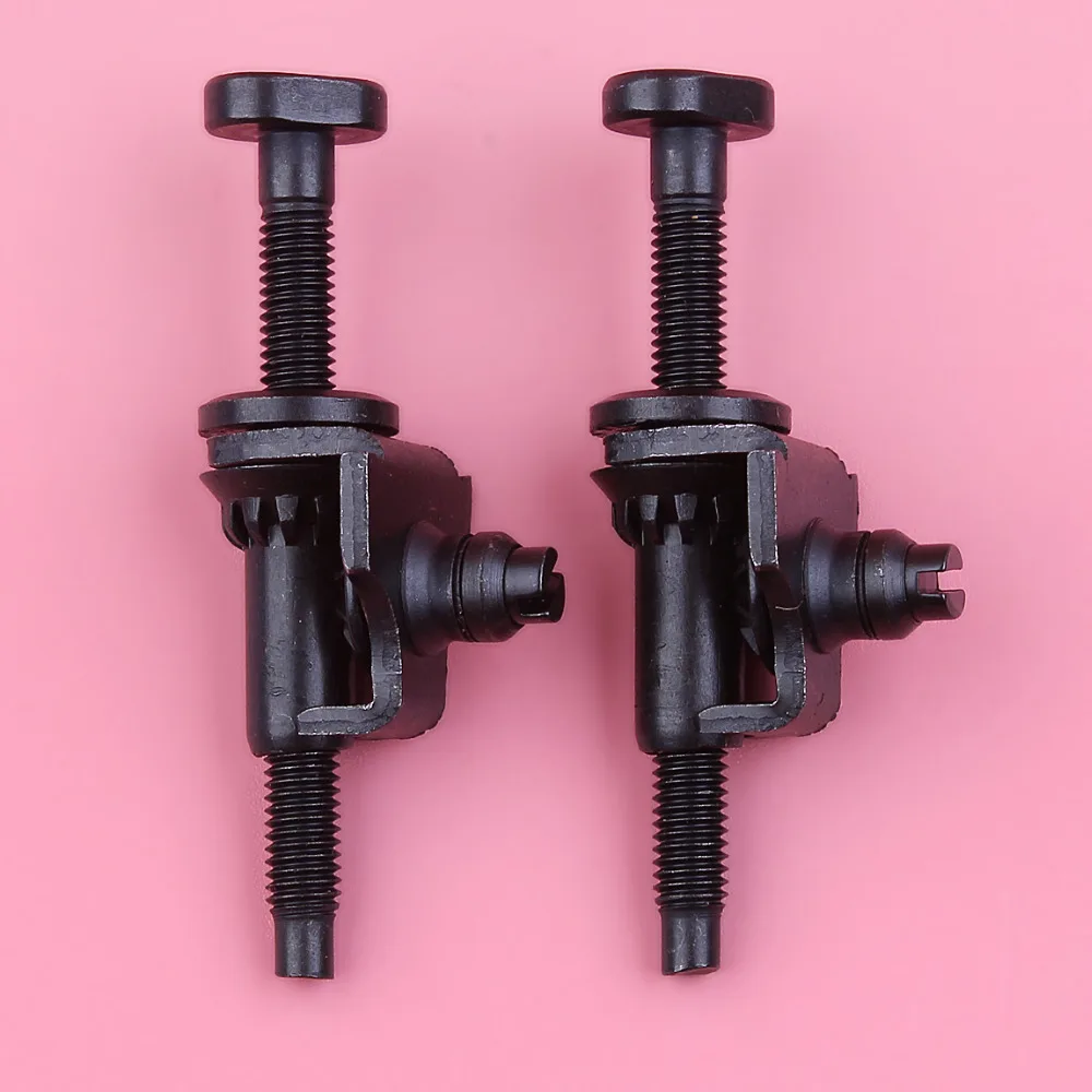 Tornillo tensor de Ajustador de cadena, pieza de repuesto para motosierra Husqvarna 340, 345, 350, 351, 346XP, 2 uds./lote