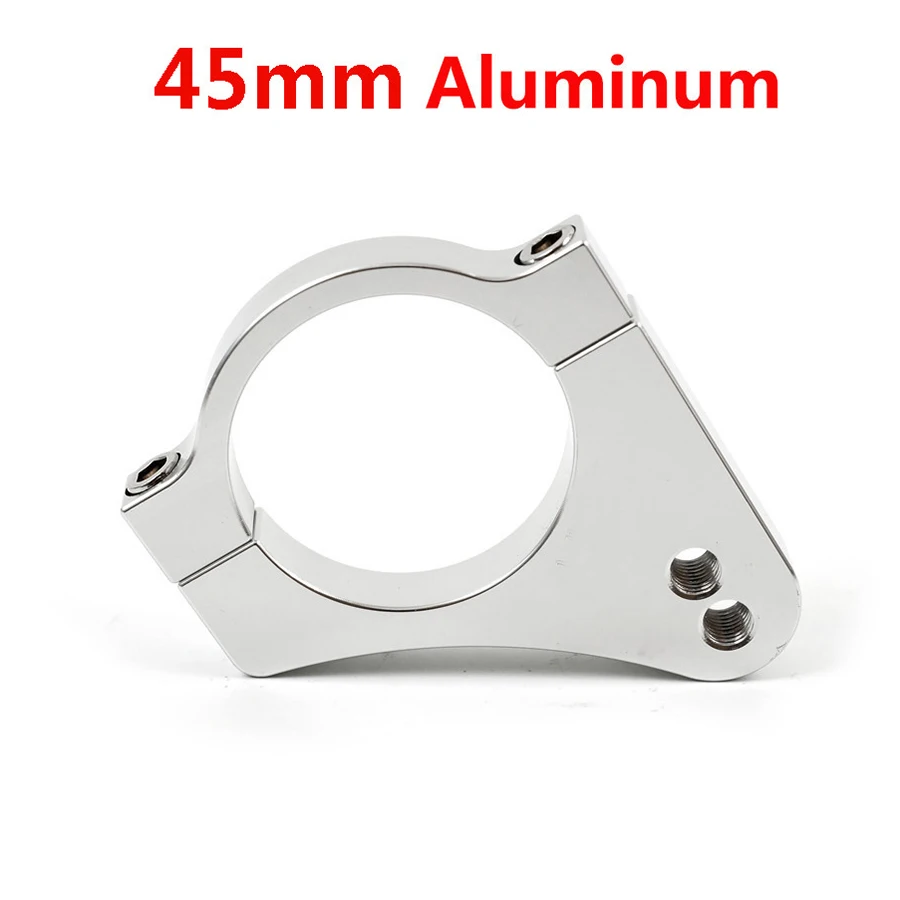 45mm Motorcycle Steering Damper Fork Bracket Reduce Lever Vibration Aluminium Universal