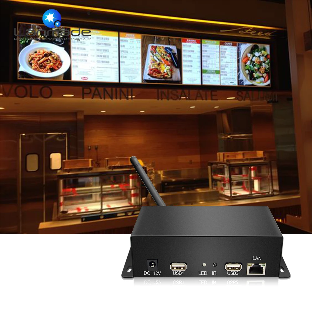 MPC1920-NW Android CMS Network Publishing System Software Management WIFI Video Decoder Digital Signage Media Player Box