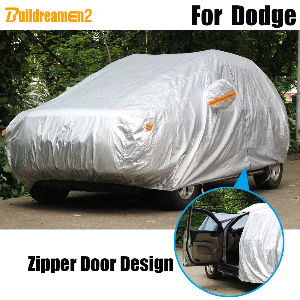 

Buildreamen2 Full Car Cover Sun Rain Snow Prevent Cover Waterproof For Dodage Magnum Intrepid Journey Caliber Durango Avenger