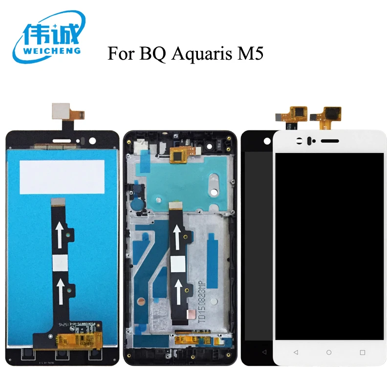 For BQ Aquaris M5 LCD Screen With Touch Screen Display For BQ M5 Digitzer Assembly With Frame+Tools For BQ M5 LCD Panel Tactil