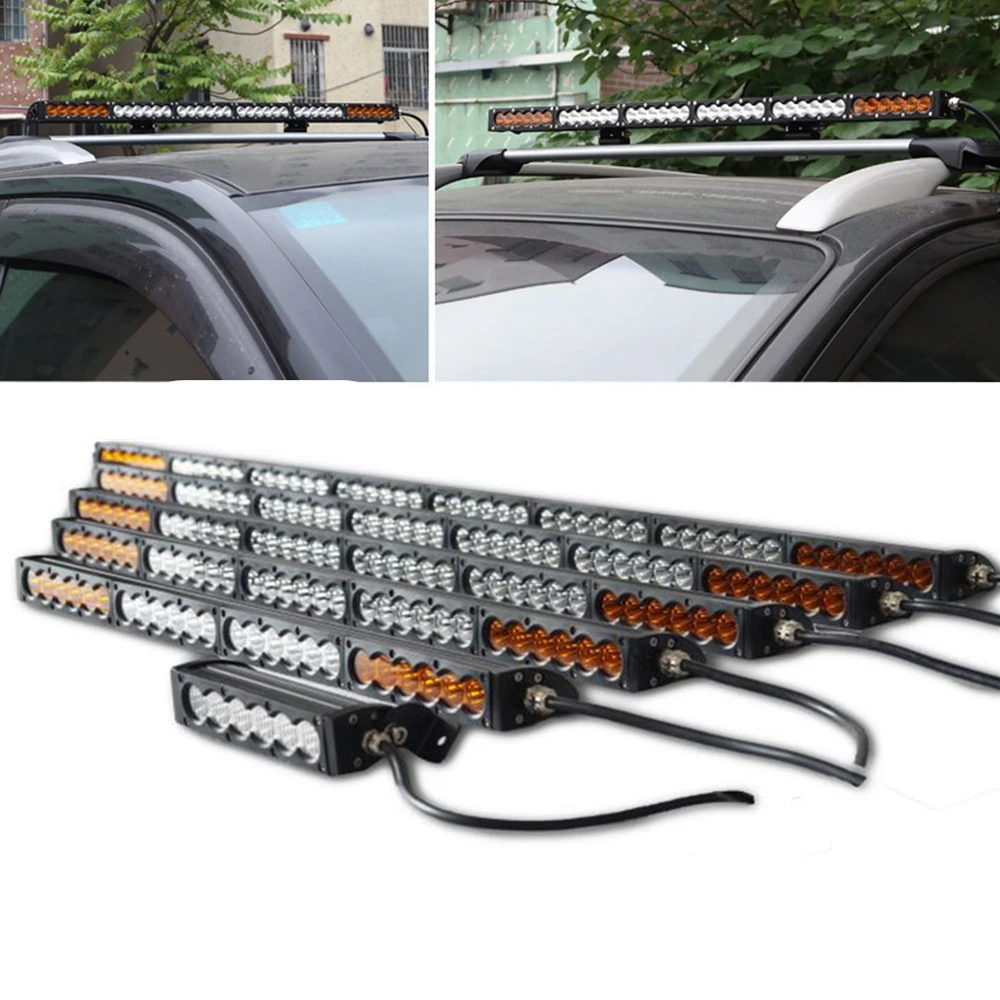 

Car Led Light Bar 7 13 20 26 31 38 44 50 56 Inch 270W White Amber Combo offroad Auto SUV Trucks 4X4 4WD 5W Leds 12V 24V Led Bar