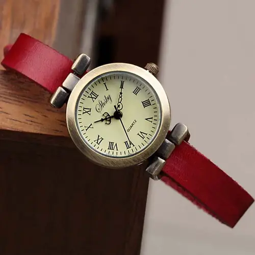 Shsby New Fashion Hot-Selling Leather Female Watch ROMA Vintage Watch Women Dress Watches - Image 15