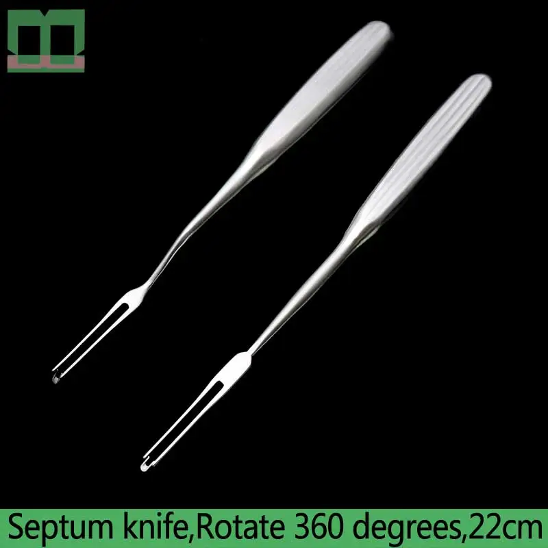 Septum knife Stainless steel Rotate 360 degrees Cosmetic and plastic surgery instruments and tools