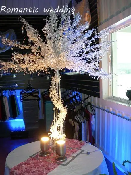 New 4 pieces 90cm tall acrylic crystal wedding tree with LED light/wedding centerpiece/wedding props