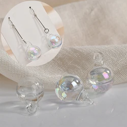 Min order 20pcs/lot water core decoration rounds balls shape glass beads diy jewelry earring/necklace pendant accessory