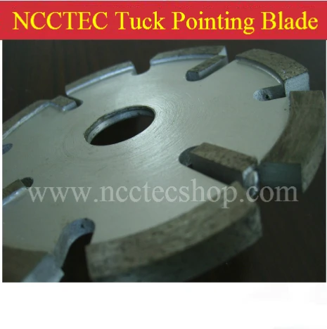 5'' Diamond Tuck pointing blade with protective teeth(10 pcs per lot) / 125mm concrete tuck pointing tools /4mm thick segment