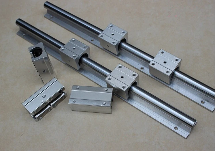 

2pcs SBR20-L500mm linear guide + 4pcs SBR20UU block for cnc parts