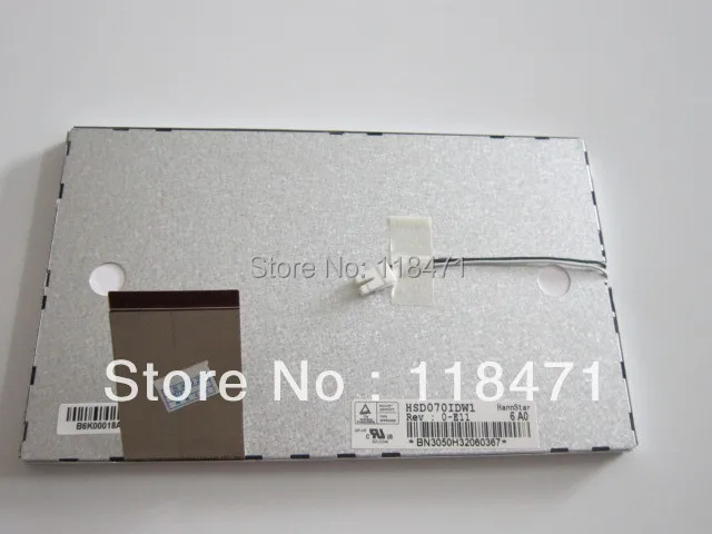 Original A+ Grade 7 inch LCD Display HSD070IDW1-E11 HSD070IDW1 E11 800 RGB*480 WVGA  6 months warranty