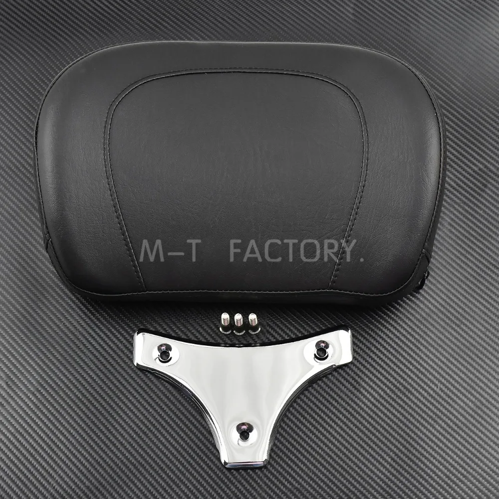 Motorcycle Parts Sissy Bar Models Detachable Passenger Backrest Pad Leather Chrome For Harley Touring FLHRC 1997-2015 2016 2017