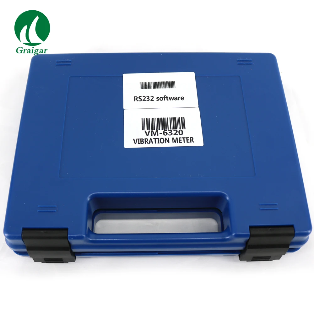 Medidor de vibración de alta precisión, probador de instrumentos NDT VM6320 (1 a 10KHz) / p-p 0,1-200mm/s0, VM-6320