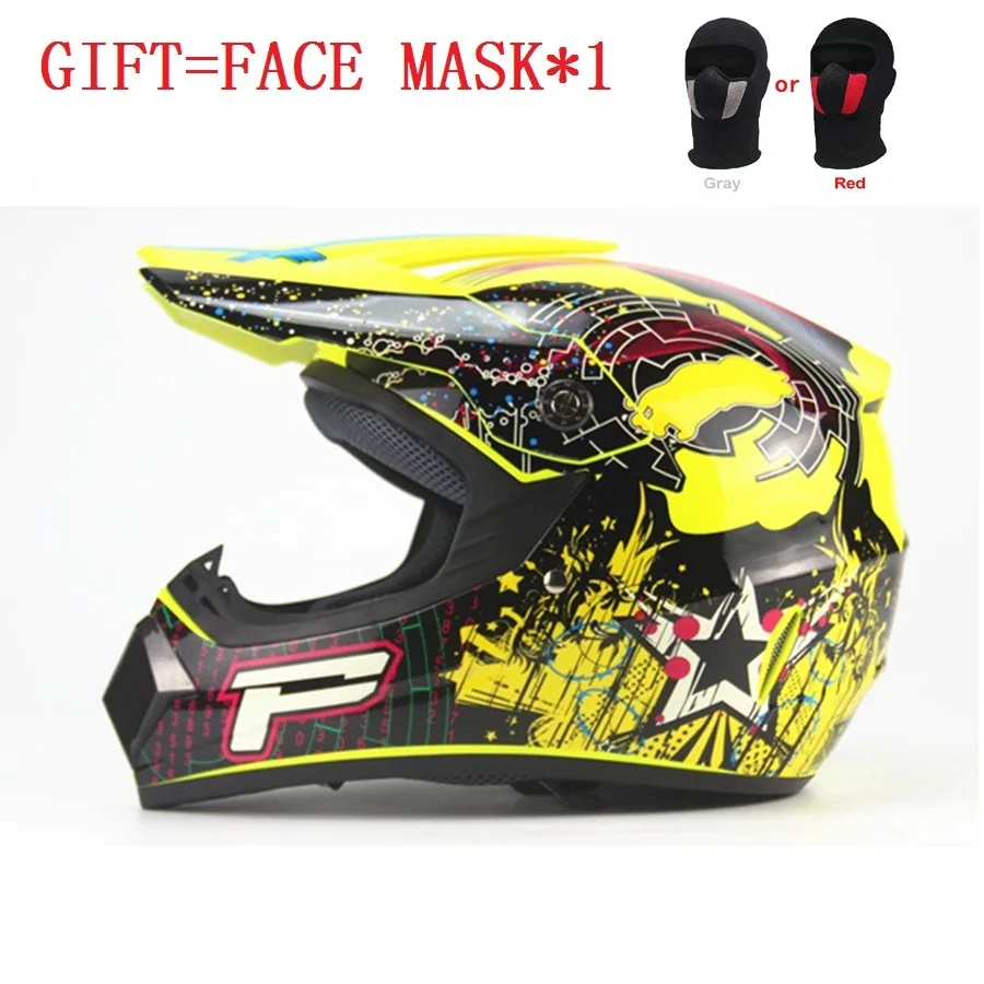 

Free shipping 1pcs DOT Motorcycle Helmets Dirt Bike Gear Motocross ATV Quad Helmet with Face mask