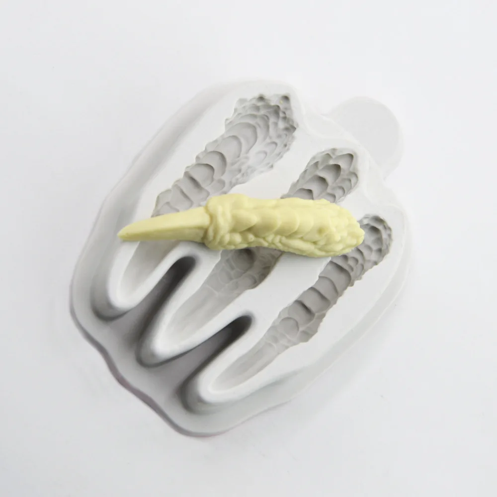 Luyou 1pcs Dinosaur Paw Lace cake silicone mold fondant mold cake decorating tools chocolate gumpaste mold