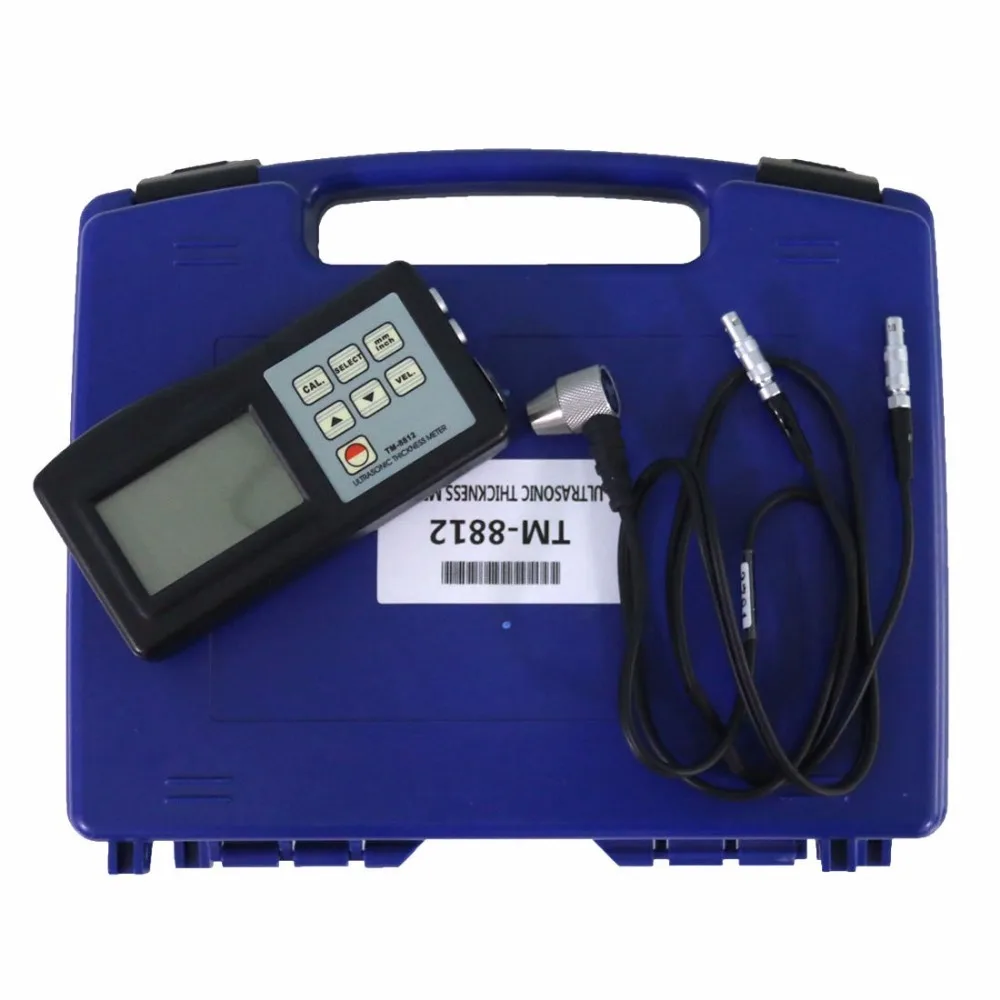 TM-8812 Ultrasonic Thickness Meter 1.0~200mm Hard Materials Corrosion Tester Monitor