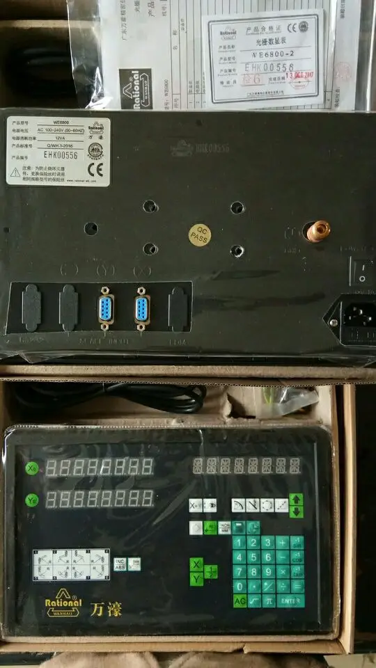 Rational WE6800-2 Multi-Functional Digital Readout (DRO) For 2Axis Digital Readout System