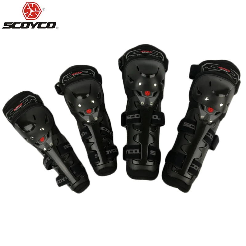 SCOYCO Motorcycle Protective Kneepads Moto Racing Knee Elbow Pads Protector Motocross Sports Protective Gear K11-2