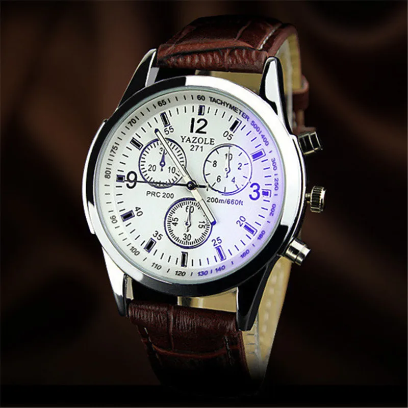 YAZOLE 2023 Mens Watches Top Brand Luxury Famous Male Clock Leather Analog Quartz Wristwatch Bracelet reloj hombre montre homme