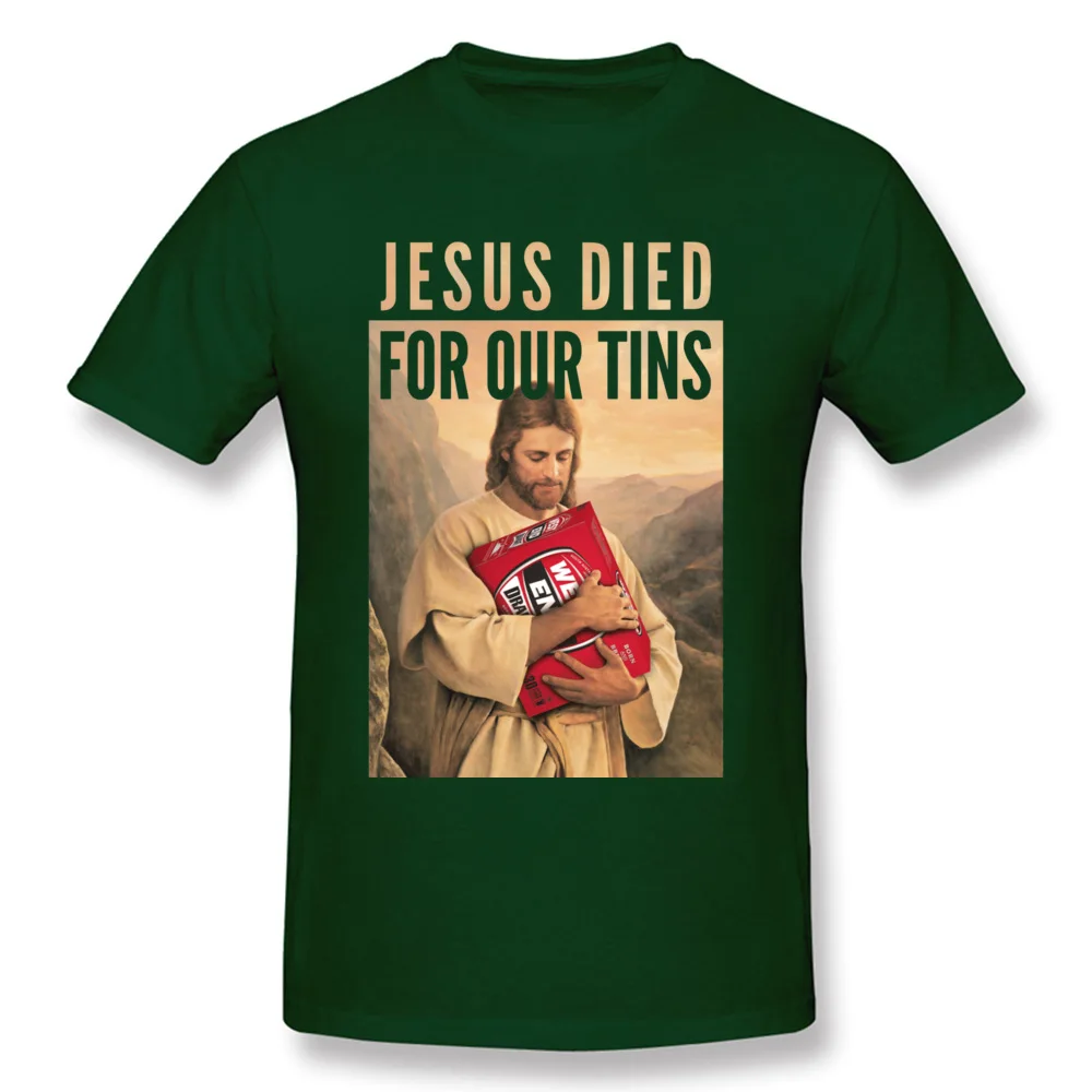 2019 Men T-shirt Jesus Died For Our Tins Tshirt Funny Designer T Shirts God Print Tops Christian Black Tees Cotton 80s Sweater