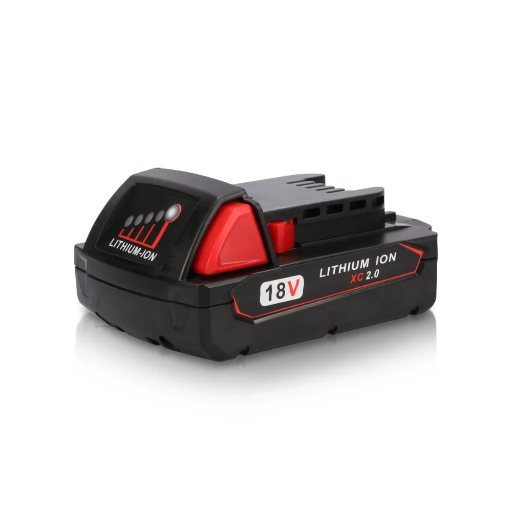 

For Milwaukee 18V 3000mAh Li-Ion Replacement Power Tool Battery M18 XC 2656-22CT,2701-22CT 2702-22CT 2602-22DC 2601-21 2603-2