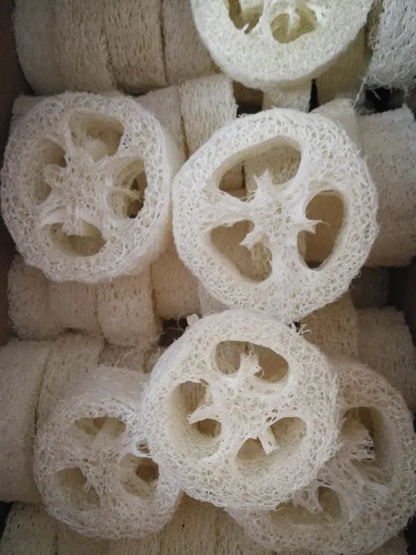 1.5cm thick100pcs/lotNatural Loofah Luffa Loofa Slice DIY customize soap tools,cleanner,sponge scrubber,facial soap holder