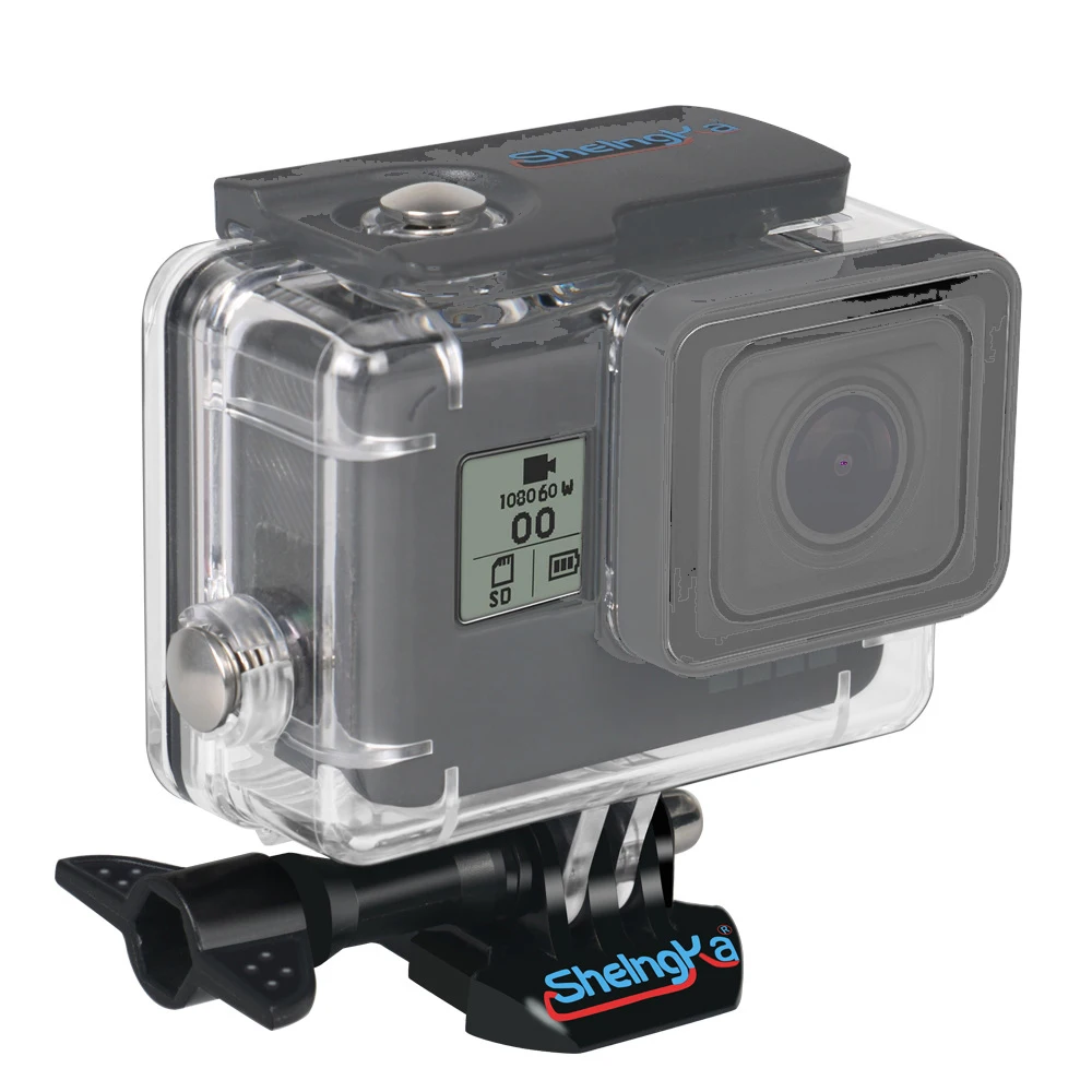 방수 하우징 프레임 쉘 보호 케이스 커버 액션 카메라 케이스 액세서리 Gopro Hero 5 Hero 6 Hero 7 Black