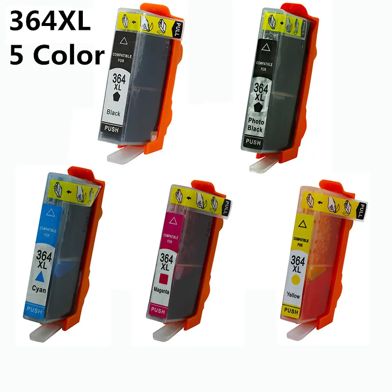 

364XL Compatible Full Ink Cartridges Replacement for Deskjet 3070A 5510 6510 7510 B209a C510a C309a Printer