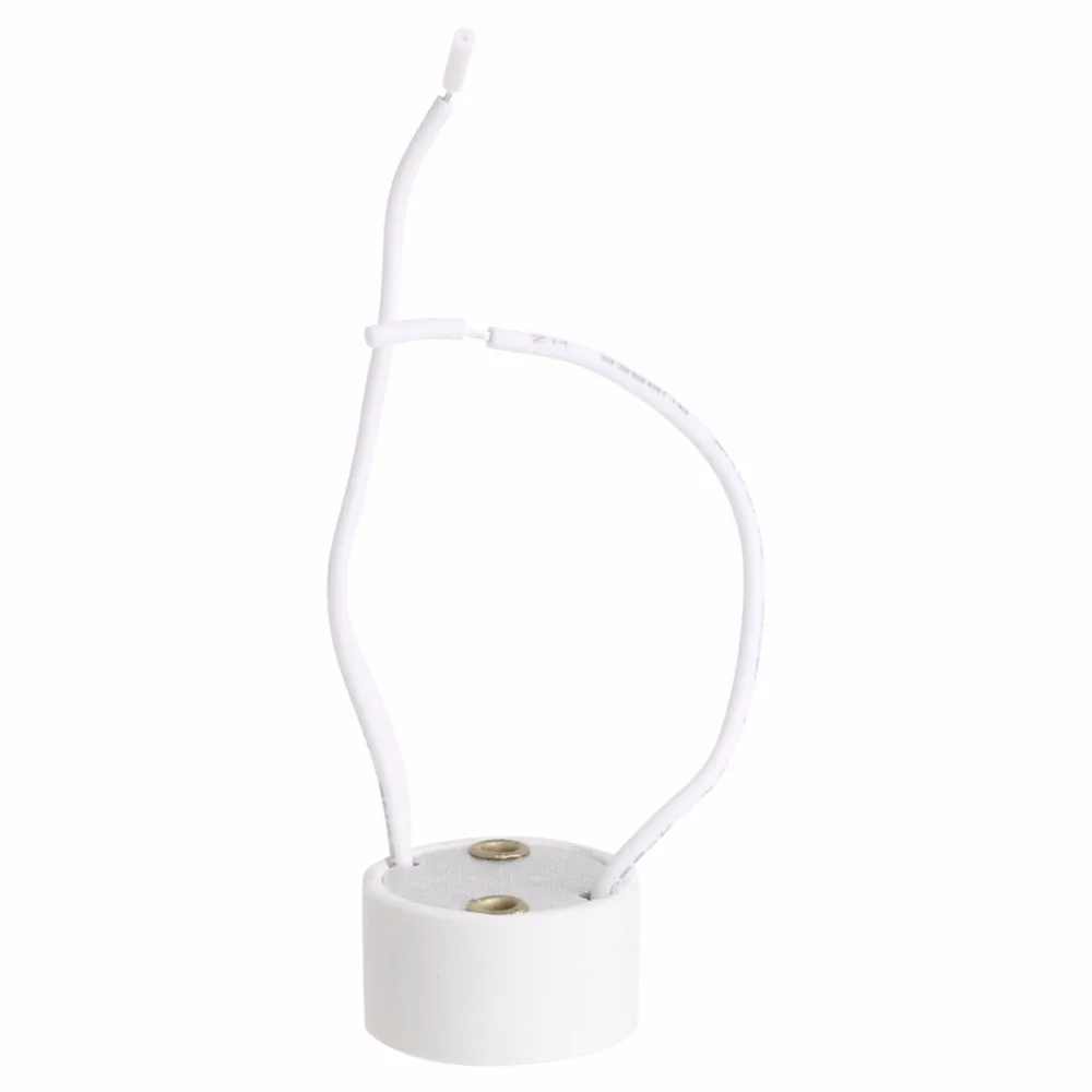 GU10 Socket LED Bulb Halogen Lamp Holder Base Ceramic Wire Connector New